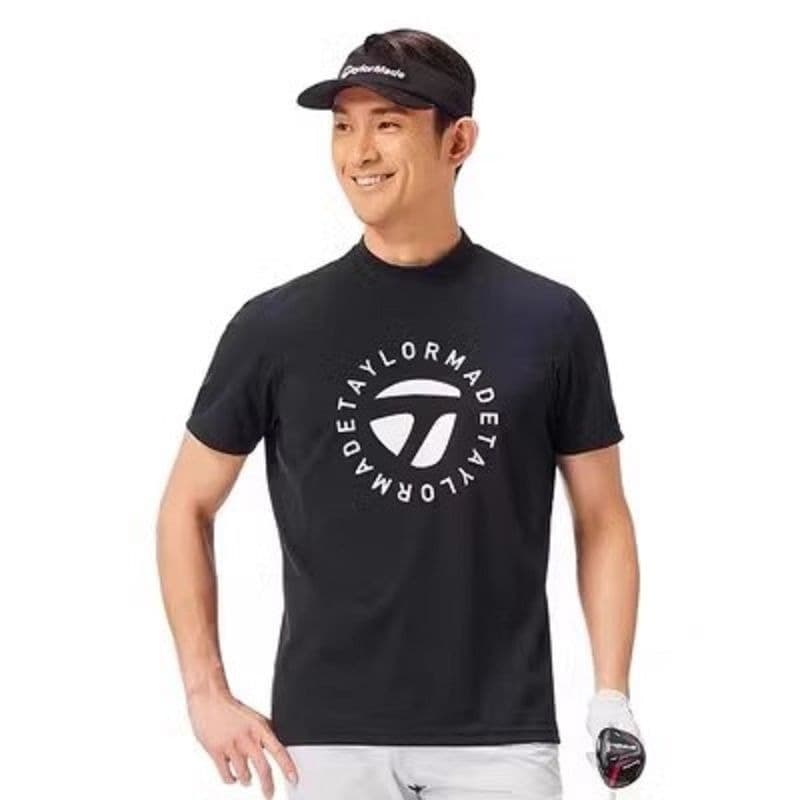 ゴルフ ウェア メンズ サークルロゴ ハイネックシャツ ゴルフウェア