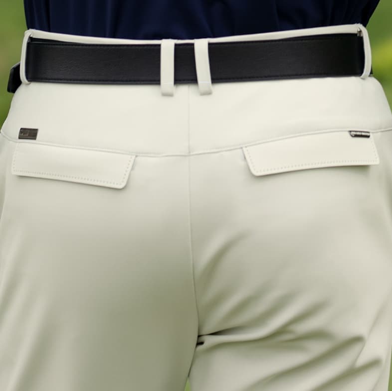 ゴルフ ウェア メンズ ストレッチ快適ロングパンツ