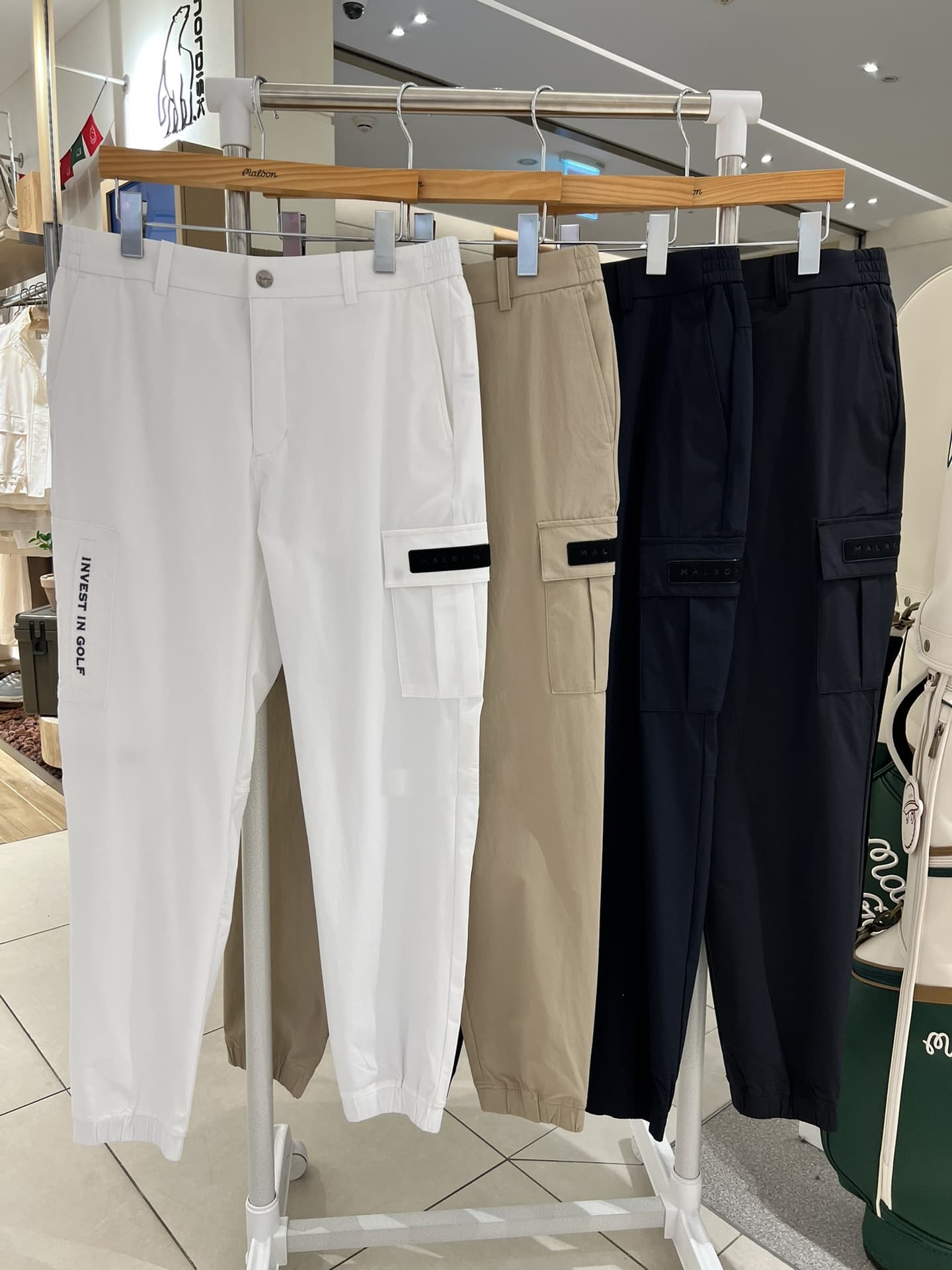 ゴルフ ウェア メンズ 着心地抜群 カーゴパンツ ジョガー